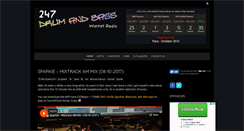 Desktop Screenshot of 247drumandbass.com